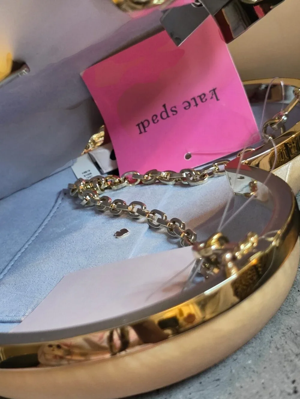 Kate spade Pearl and Crystal Heart clutch  - Ivory Pearl